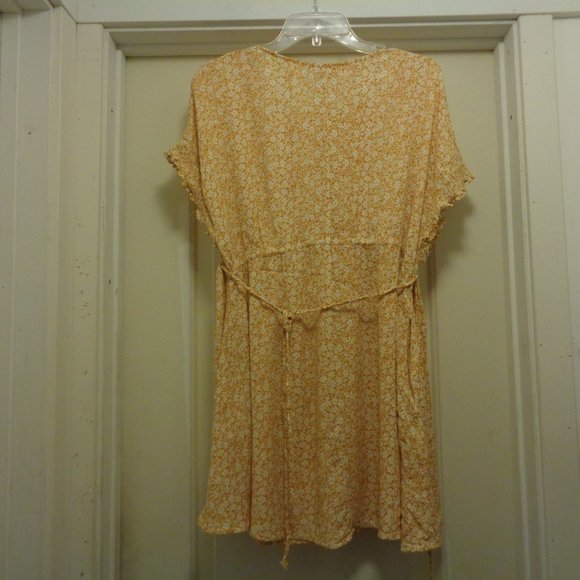 BOHO MUSTARD & FLOWERS BUY TOGETHER COUNTRY DRESS M/L - Picture 2 of 7